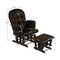 Nursery Rocking Glider Chair with Ottoman for Feeding and Soothing
